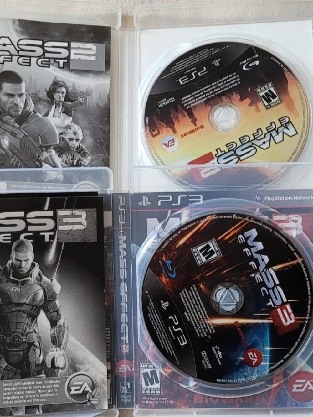 PS3 Mass Effect 2 & 3 Game Bundle